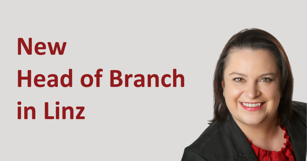 New Head of Branch in Linz